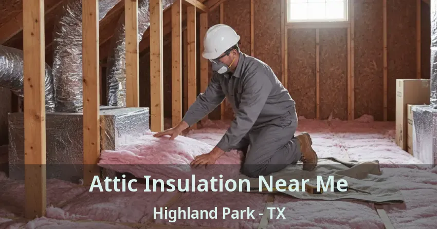 Attic Insulation Near Me Highland Park - TX
