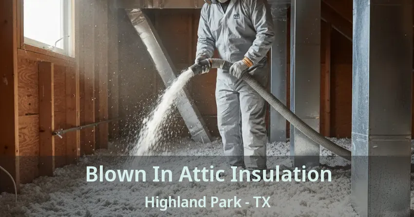 Blown In Attic Insulation Highland Park - TX Blown In Attic Insulation Highland Park - TX