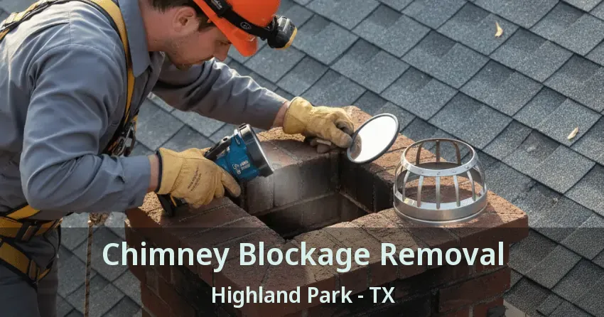 Chimney Blockage Removal Highland Park - TX