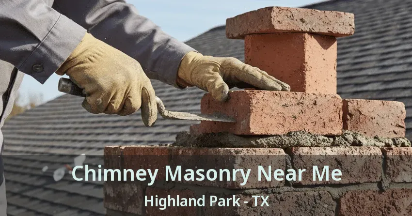 Chimney Masonry Near Me Highland Park - TX