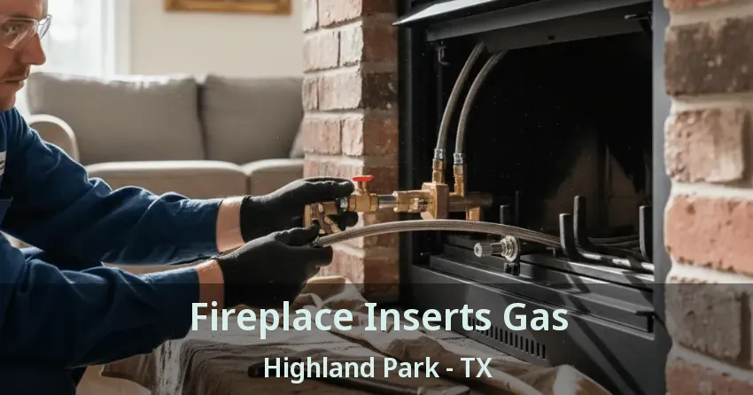 Fireplace Inserts Gas Highland Park - TX