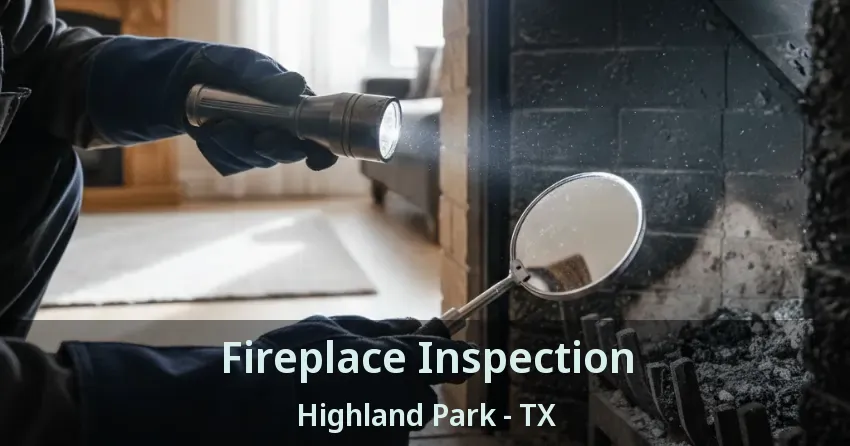 Fireplace Inspection Highland Park - TX