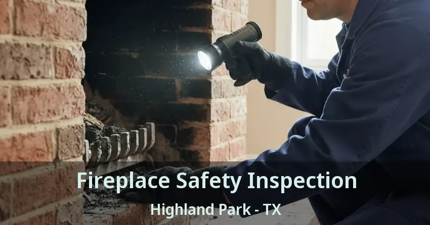 Fireplace Safety Inspection Highland Park - TX