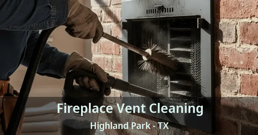Fireplace Vent Cleaning Highland Park - TX