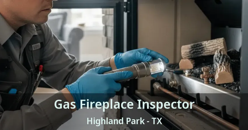 Gas Fireplace Inspector Highland Park - TX
