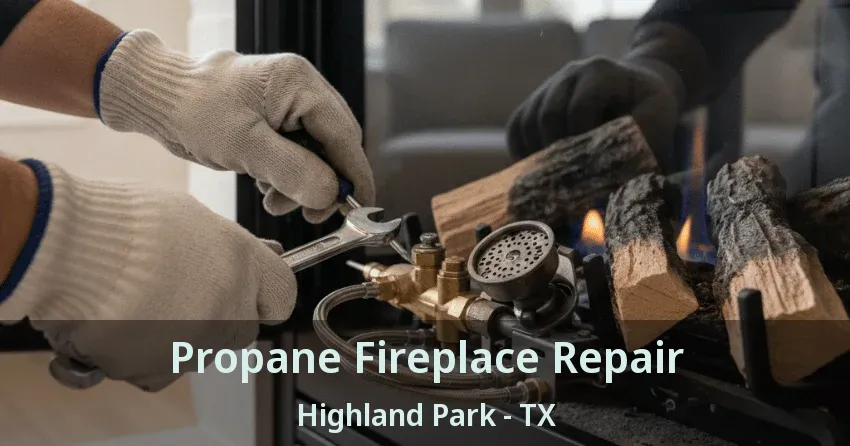 Propane Fireplace Repair Highland Park - TX