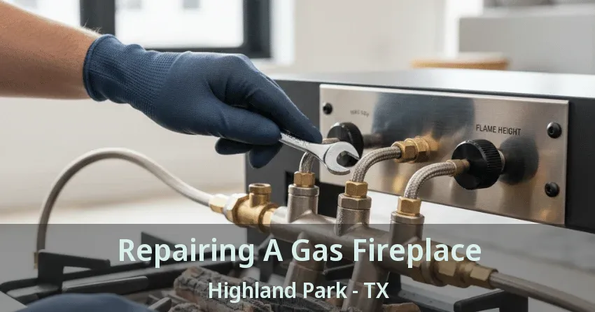 Repairing A Gas Fireplace Highland Park - TX