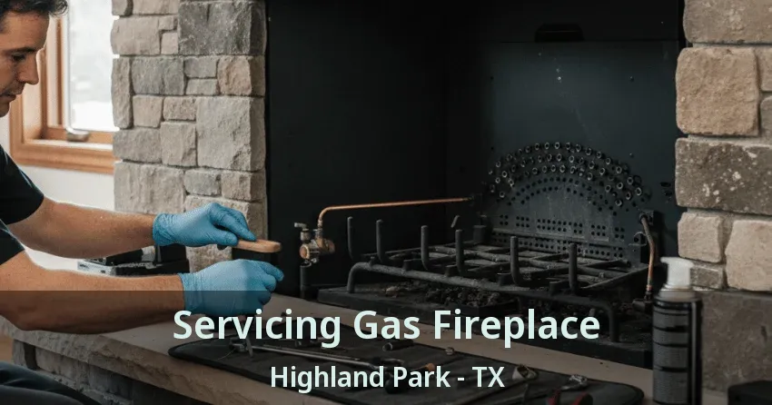 Servicing Gas Fireplace Highland Park - TX