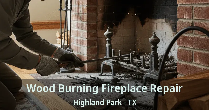 Wood Burning Fireplace Repair Highland Park - TX
