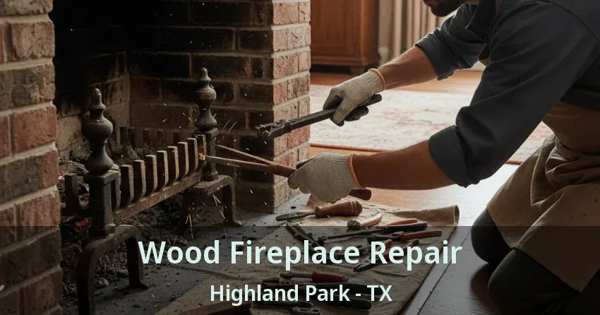 Wood Fireplace Repair Highland Park - TX